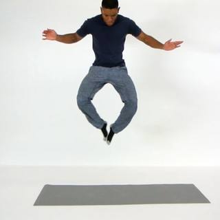 Jump feet double clap