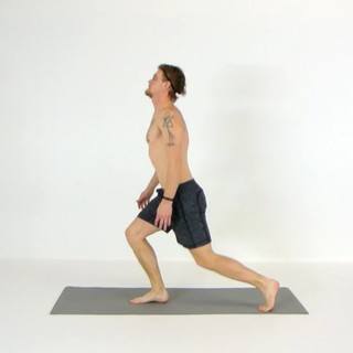Jumping lunge