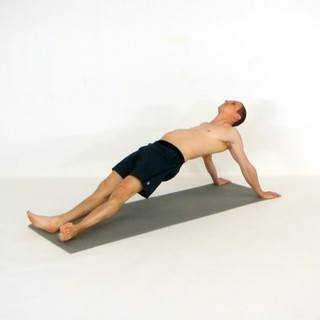 Long supine plank