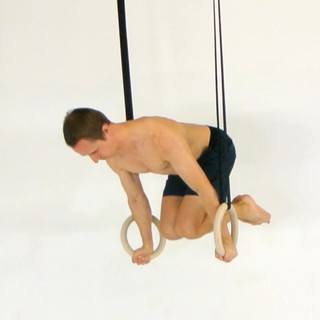 Rings advanced tuck planche