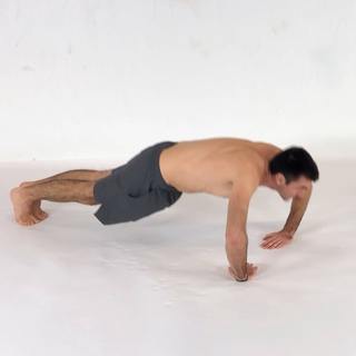 Internally rotated pushup