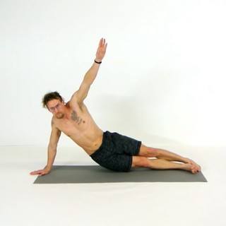 Side plank dip