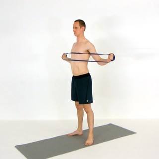 Band shoulder external rotation
