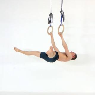 Straddle front lever