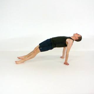 Supine plank