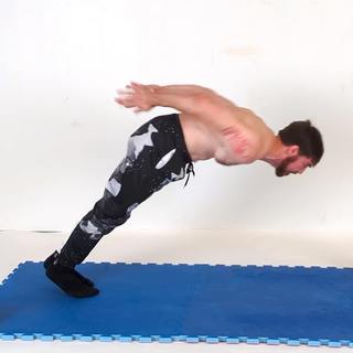 Triple clap pushup