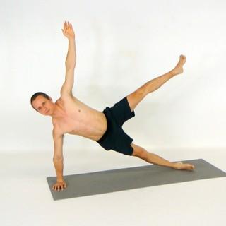 Side plank leg raise