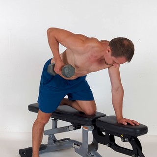One-arm weight row