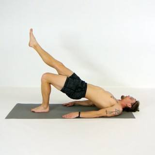 One-leg glute bridge