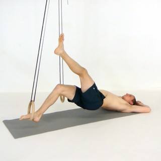 One-leg sliding leg curl