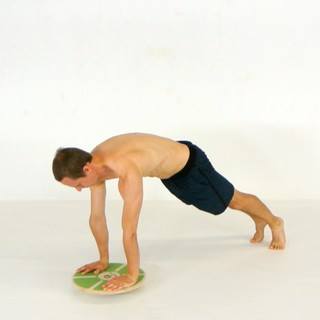 Wobble board plank