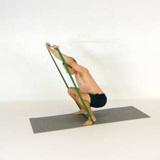 Banded front squat