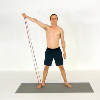 Banded lateral raise