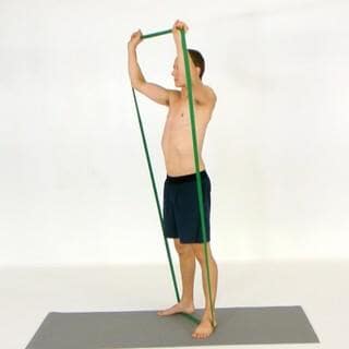 Banded overhead press