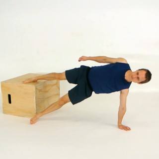 Assisted Copenhagen plank
