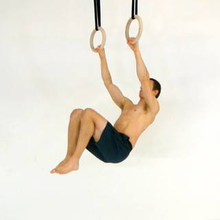 Advanced tuck front lever raise