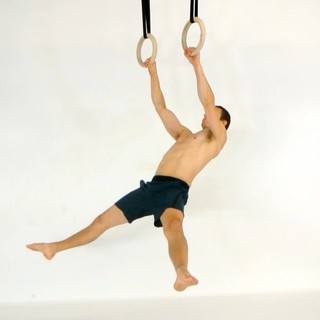 Straddle front lever raise