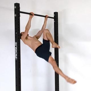 One-leg front lever raise
