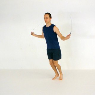 Jump rope front-to-back