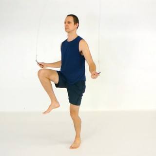 Jump rope high knees