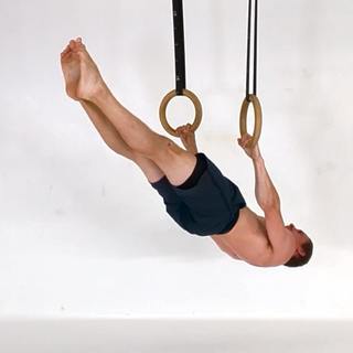 Front lever lean 45°