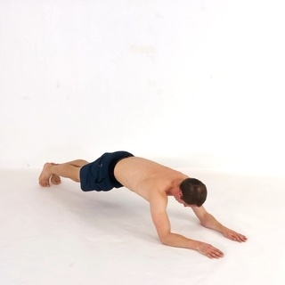 Forearms long plank
