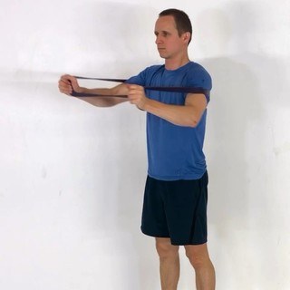 Banded chest press
