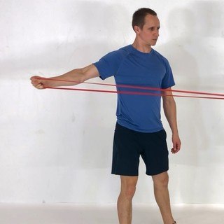 Banded rear delt fly