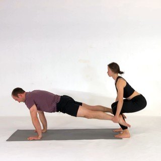 Wheelbarrow squat