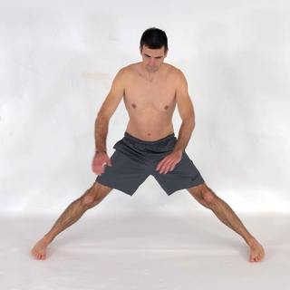 Middle split walk