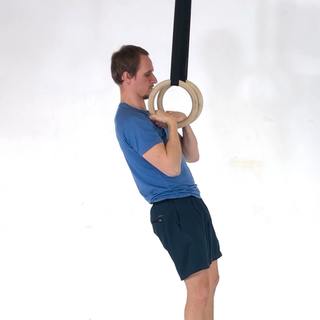 False grip bent-arm hang