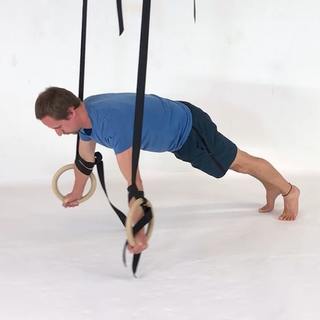 Straps rings plank circles