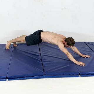 Prone hollow body hold