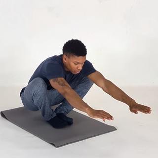 Butterfly squat