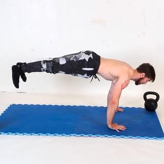 Feet up pushup