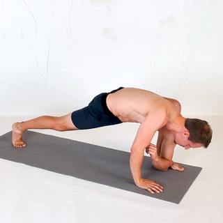Lunge elbow tap