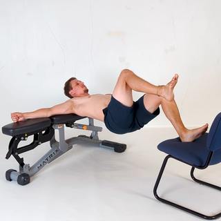 One-leg deficit hip thrust