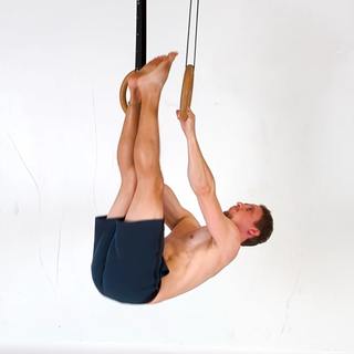 Inverted hang pike lifts