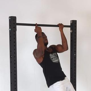 One-arm chinup with 1 finger support