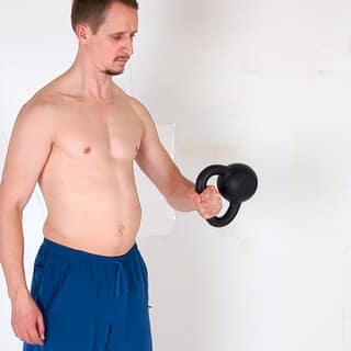 Kettlebell forearm pronation