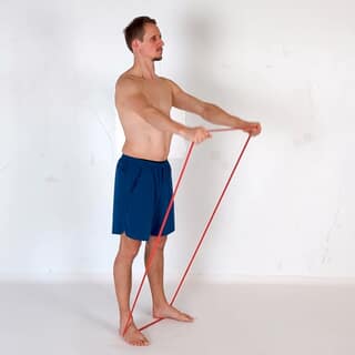 Band front raise