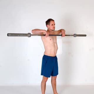 Barbell upright row