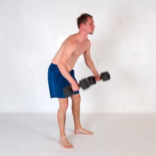 Dumbbell clean