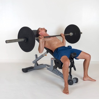 Incline barbell bench press