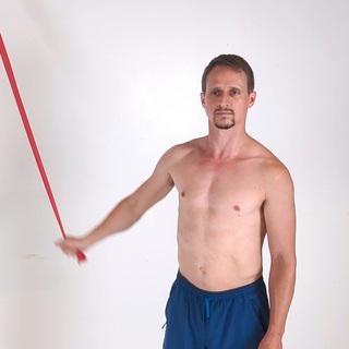 Banded shoulder adduction