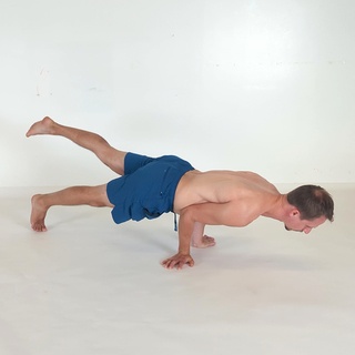 Foot-assisted elbow lever