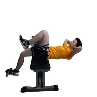 Hip flexor crunch