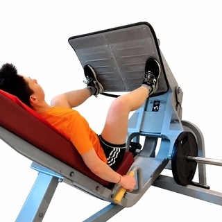 Wide-stance leg press
