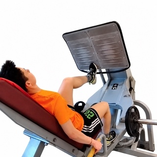 Single-leg bent-knee leg press calf raise