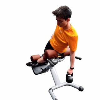 Weighted Roman chair side bend